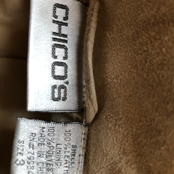 Ladies Suede Jacket, w/Southwestern Motif - Picture 6 of 7